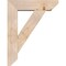 Ekena Millwork Traditional Slat Smooth Bracket w/ Offset Brace, Douglas Fir, 7 1/2"W x 28"D x 36"H BKT0806X28X36TRA06SDF - alternate 3